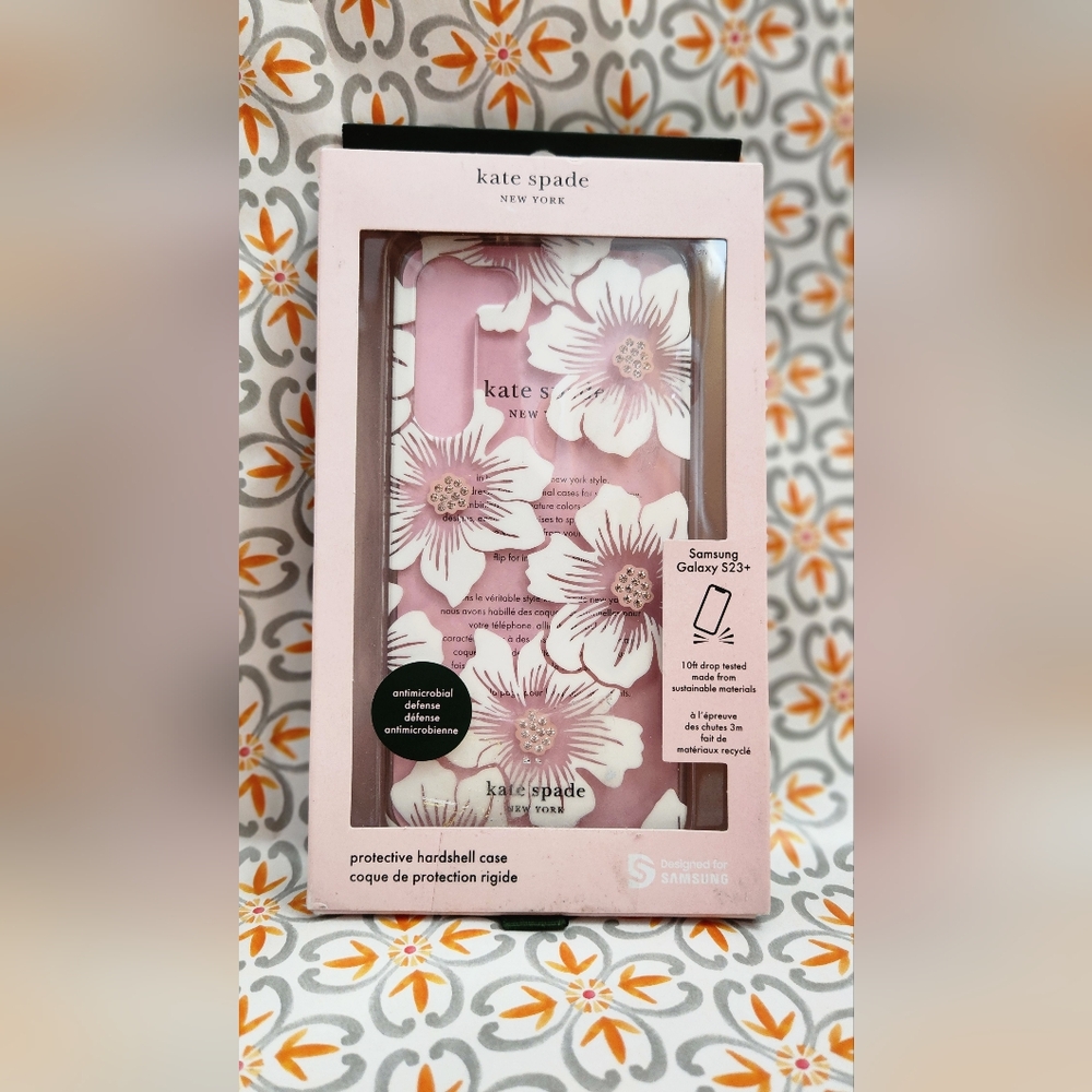 Kate Spade Rhinestone Floral Samsung Galaxy S23 Plus